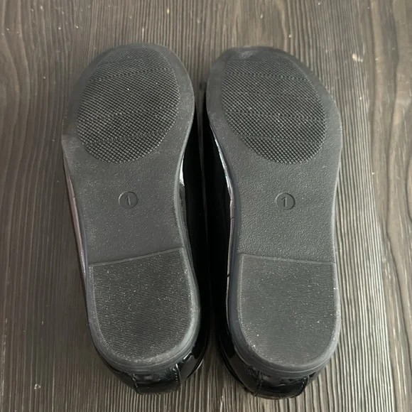 NWT Rachel Shoes Selene Black Patent Flats - Picture 4 of 5